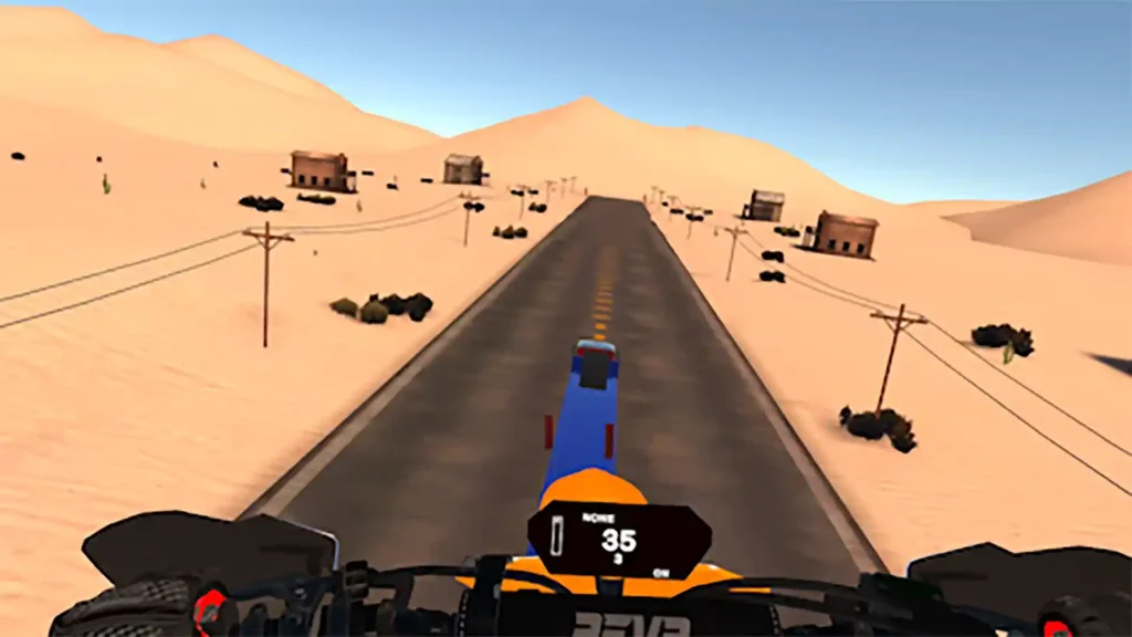 Stunt X Mania VR new arcade-style control scheme